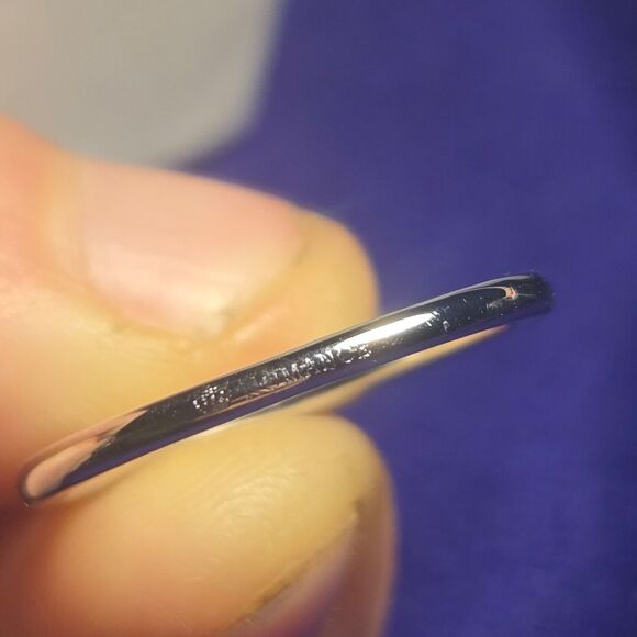 Romance Stacker Sterling Silver Ring Sz 6 - Picture 7 of 7